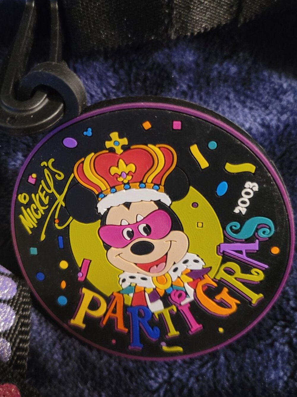 Disney’s Animal Kingdom Mickey’s Parti Gras 2003 Limited Edition 1000 Lanyard –